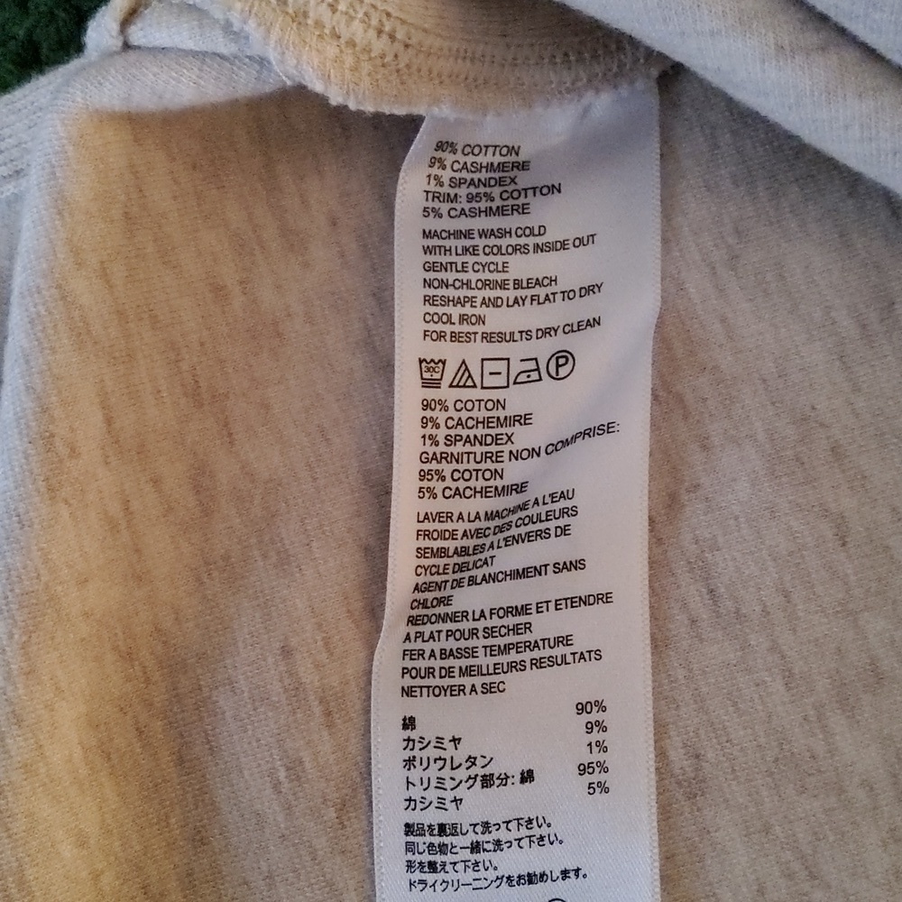 Tommy Bahama Mock Turtleneck Short Sleeve Sweater Size S/P Cashmere blend. - Picture 4 of 7